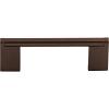 Bar Pulls Princetonian Bar Pull 3-3/4" Center to Center Oil Rubbed Bronze Top Knobs M1069