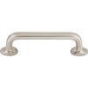 Aspen II Rounded Pull 4" Center to Center Brushed Satin Nickel Top Knobs M1987