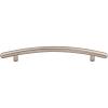 Nouveau Curved Bar Pull 6-5/16" Center to Center Brushed Satin Nickel Top Knobs M536
