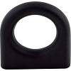Nouveau Ring Pull 5/8" Center to Center Flat Black Top Knobs M560