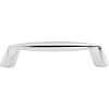 Nouveau Rung Pull 3-3/4" Center to Center Polished Chrome Top Knobs M568