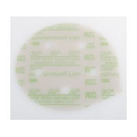 3M 51111545225 Abrasive Discs, Microning Film, 5in 5-Hole PSA, 100 Micron