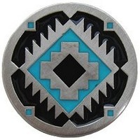 Notting Hill NHK-132-AP-B, Navajo Treasure Knob in Antique Pewter/Turquoise, Great Outdoors