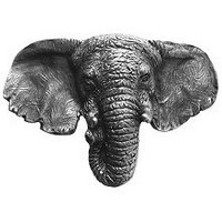 Notting Hill NHK-153-AP, Goliath (Elephant) Knob in Antique Pewter, All Creatures