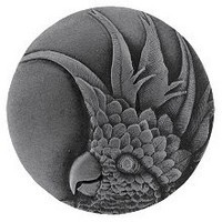 Notting Hill NHK-324-AP-R, Cockatoo Knob in Antique Pewter(Small - Right Side), Tropical