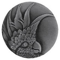 Notting Hill NHK-327-AP-L, Cockatoo Knob in Antique Pewter(Large - Left Side), Tropical