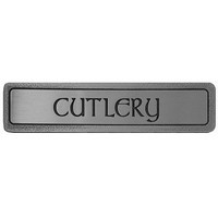 Notting Hill NHP-302-AP, Cutlery (Horizontal) Pull in Antique Pewter, Fun in the Kitchen