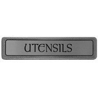 Notting Hill NHP-303-AP, Utensils (Horizontal) Pull in Antique Pewter, Fun in the Kitchen