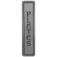 Notting Hill NHP-306-AP, Plates (Vertical) Pull in Antique Pewter, Fun in the Kitchen