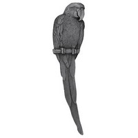 Notting Hill NHP-329-AP-L, Macaw Pull in Antique Pewter (Left Side), Tropical