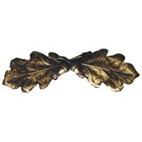 Notting Hill NHP-644-AB, Oak Leaf Pull in Antique Brass, Leaves