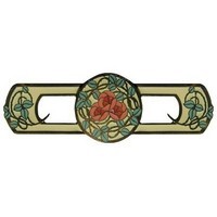 Notting Hill NHP-671-DB-A, Delaney's Rose Pull in Dark Brass/Yellow, Arts & Crafts