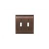 Candler Double Toggle Wall Plate 4-15/16" Wide Oil Rubbed Bronze Amerock BP36501ORB