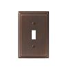 Mulholland Single Toggle Wall Plate 4-15/16" Wide Oil Rubbed Bronze Amerock BP36514ORB
