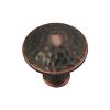 Craftsman Knob 1-1/4" Dia Oil Rubbed Bronze Highlighted 10/Pack Hickory Hardware P2170-OBH-10B