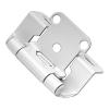 1/2" Overlay Partial Wrap Self-Closing Hinge White Hickory Hardware P2710F-W2