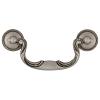 Manor House Bail Pull 3-1/2" Center to Center Silver Stone 10/Pack Hickory Hardware P3477-ST-10B