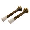 3-1/2" Long Spring Door Stop Antique Brass 2/Pack Hickory Hardware PBH0225
