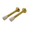 3-1/2" Long Spring Door Stop Bright Brass 2/Pack Hickory Hardware PBH0255