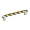 Esquire Pull 160mm Center to Center Polished Nickel/Golden Champagne Amerock BP36559PNBBZ