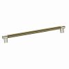 Esquire Pull 320mm Center to Center Polished Nickel/Golden Champagne Amerock BP36561PNBBZ