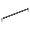 Esquire Appliance Pull 24" Center to Center Polished Nickel/Gunmetal Amerock BP54042PNGM