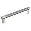 Esquire Appliance Pull 12" Center to Center Polished Nickel/Stainless Steel Amerock BP54040PNSS