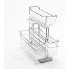 Portero 12" Three Basket Undersink Pull-Out w/ Soft-Open and Soft-Close Chrome Kessebohmer