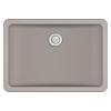 20" Undermount Single Bowl Quartz Bathroom Vanity Sink Concrete Karran Q-309-CN