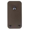 QG Basic Rectangle Strap with Roller Oil Rubbed Bronze CSH QG.1304.BR.07