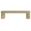 Ribbed Pull 96mm Center to Center Satin Brass Hapny Home R508-SB