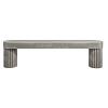 Ribbed Pull 96mm Center to Center Weathered Nickel Hapny Home R508-WN