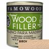 FamoWood 36021106 Wood Filler, Solvent Based, Birch, 23 oz