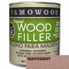 FamoWood 36021122 Wood Filler, Solvent Based, Mahogany, 23oz