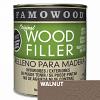 FamoWood 36011142 Wood Filler, Solvent Based, Walnut, 1 Quart