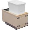 11-7/8" Signature Series Touch-to-Open 34 Quart Single Bottom Mount Waste Container Maple/White Century Components SIGBM11PF-MVTO