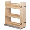 10-1/2" Signature Series  Frameless Base Cabinet Pullout Organizer Maple Century Components SIGBO100PF