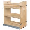 12" Signature Series Face Frame Base Cabinet Pullout Organizer Maple Century Components SIGBO115PF