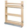 4" Signature Series Face Frame Base Cabinet Pullout Organizer Maple Century Components SIGBO35PF