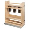 10-1/2" Signature Series Frameless Pullout Canister Organizer Maple Century Components SIGCAN100PF