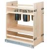 12" Cascade Series Face Frame Pullout Canister Organizer Birch Century Components CASCAN115PF