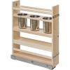 6" Cascade Series Face Frame Pullout Canister Organizer Birch Century Components CASCAN55PF