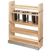 7-1/2" Signature Series Frameless Pullout Canister Organizer Maple Century Components SIGCAN70PF