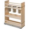 9" Signature Series Face Frame Pullout Canister Organizer Maple Century Components SIGCAN85PF