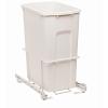 Simply Put Two-Way Single 35 Quart Bottom Mount Waste Container White SP-ECW10-1-35-W