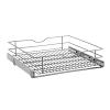 Simply Put 20" Single Tier Pullout Basket with Soft-Close Frosted Nickel Knape and Vogt SP-MUBSC-20-FN