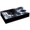 28-1/8" Diamond Quartz Composite Vessel Vanity Sink Black Karran SQS-400-BL