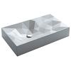 28-1/8" Diamond Quartz Composite Vessel Vanity Sink White Karran SQS-400-WH