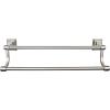 Stratton Bath Double Towel Bar 18" Center to Center Brushed Satin Nickel Top Knobs STK7BSN