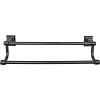 Stratton Bath Double Towel Bar 18" Center to Center Tuscan Bronze Top Knobs STK7TB